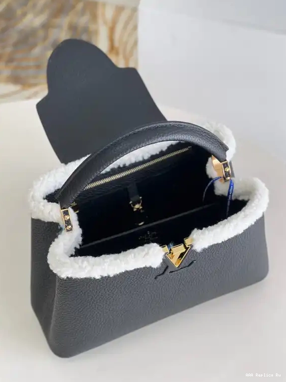 AAA Pruses Bags LOUIS BB CAPUCINES VUITTON 0704